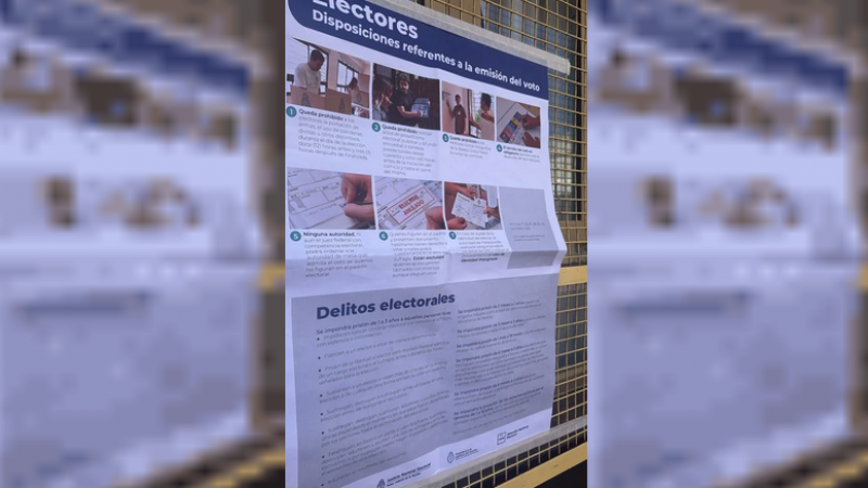 "¿No me borrarán el voto?", una inquietud justo a la salida del sufragio de hoy domingo